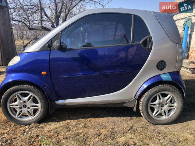 Синій Смарт Fortwo, об'ємом двигуна 0.8 л та пробігом 341 тис. км за 3200 $, фото 4 на Automoto.ua