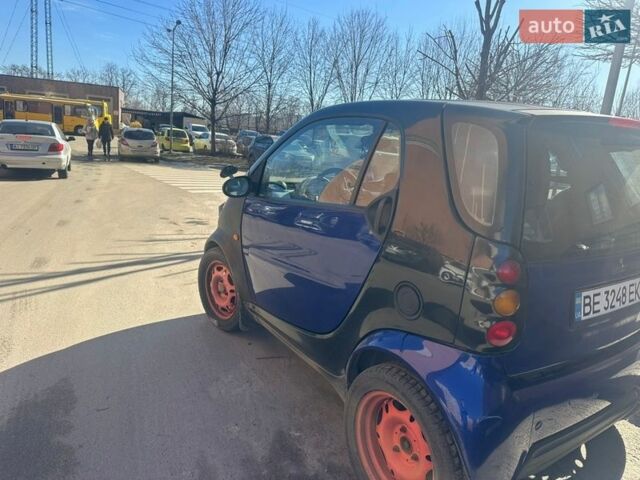 Синий Смарт Форту, объемом двигателя 0.6 л и пробегом 190 тыс. км за 2200 $, фото 3 на Automoto.ua