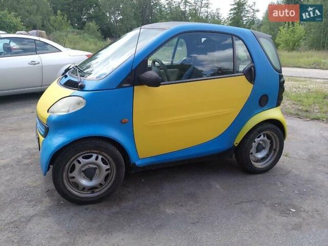 Синій Смарт Fortwo, об'ємом двигуна 0.8 л та пробігом 288 тис. км за 3300 $, фото 2 на Automoto.ua