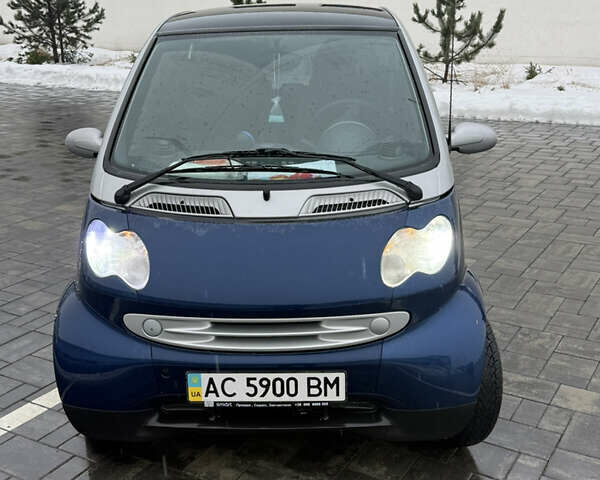 Синій Смарт Fortwo, об'ємом двигуна 0.6 л та пробігом 208 тис. км за 3200 $, фото 1 на Automoto.ua