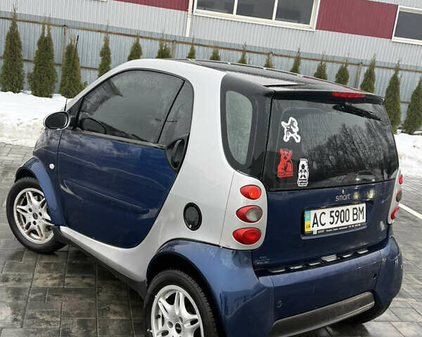 Синій Смарт Fortwo, об'ємом двигуна 0.6 л та пробігом 208 тис. км за 3200 $, фото 5 на Automoto.ua