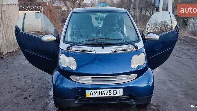 Синій Смарт Fortwo, об'ємом двигуна 0 л та пробігом 229 тис. км за 3200 $, фото 1 на Automoto.ua