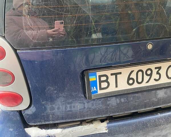 Синий Смарт Форту, объемом двигателя 0.6 л и пробегом 150 тыс. км за 2500 $, фото 9 на Automoto.ua