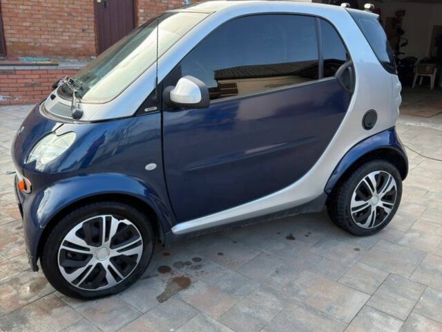 Синій Смарт Fortwo, об'ємом двигуна 0.6 л та пробігом 243 тис. км за 3700 $, фото 3 на Automoto.ua