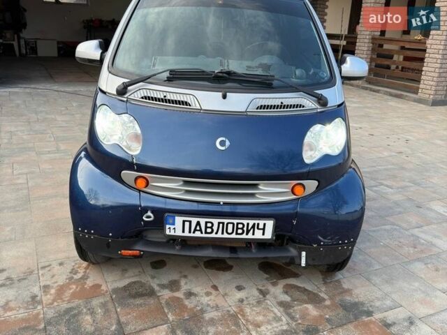 Синий Смарт Форту, объемом двигателя 0.6 л и пробегом 243 тыс. км за 3750 $, фото 7 на Automoto.ua