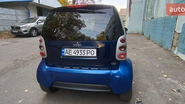 Синій Смарт Fortwo, об'ємом двигуна 0.8 л та пробігом 231 тис. км за 3800 $, фото 3 на Automoto.ua