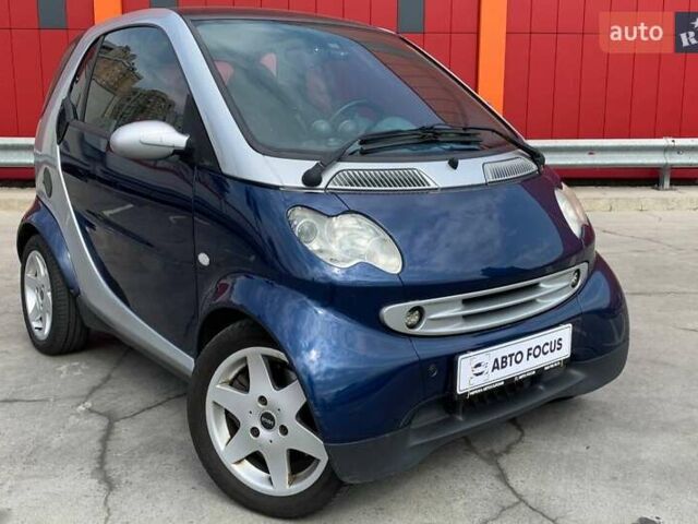 Синий Смарт Форту, объемом двигателя 0.7 л и пробегом 215 тыс. км за 3990 $, фото 1 на Automoto.ua