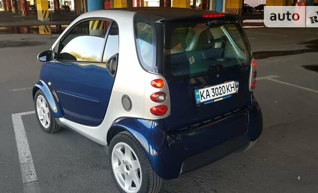 Синій Смарт Fortwo, об'ємом двигуна 0.7 л та пробігом 191 тис. км за 4200 $, фото 4 на Automoto.ua