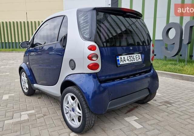 Смарт Fortwo 2006 у Києві на Automoto.ua Синій Смарт Fortwo, об'ємом двигуна 0.7 л та пробігом 207 тис. км за 3300 $, фото 9 на Automoto.ua