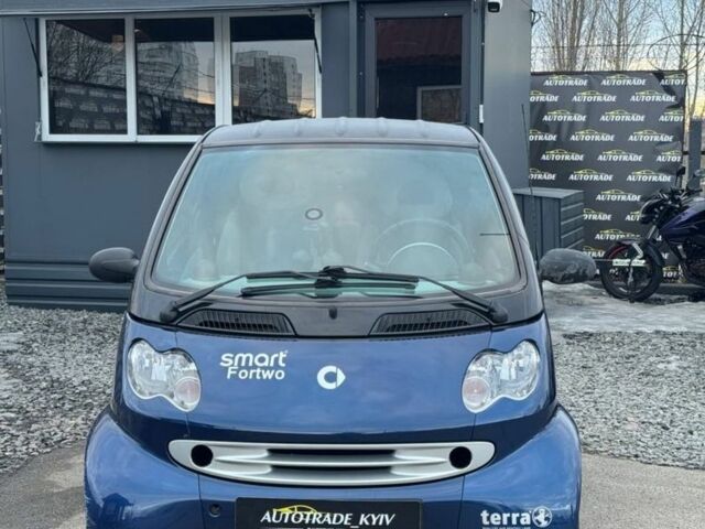 Синий Смарт Форту, объемом двигателя 0.8 л и пробегом 120 тыс. км за 3700 $, фото 1 на Automoto.ua