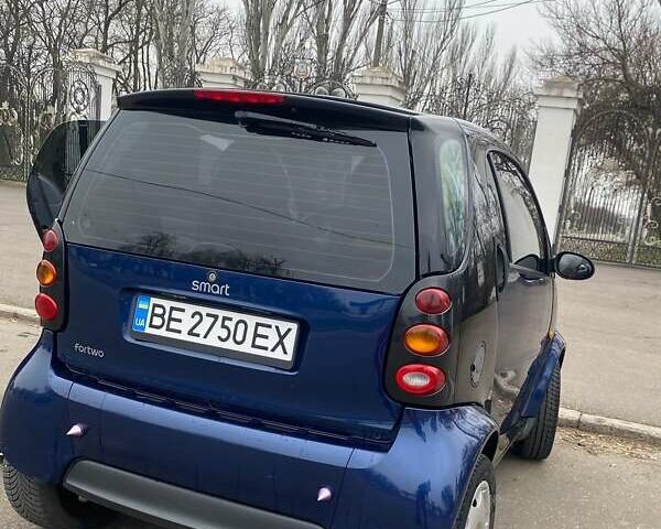 Синій Смарт Fortwo, об'ємом двигуна 0.7 л та пробігом 156 тис. км за 4300 $, фото 1 на Automoto.ua