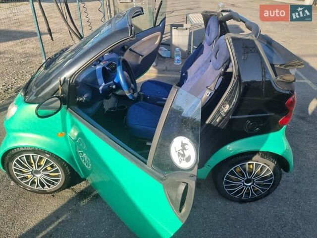 Зелений Смарт Fortwo, об'ємом двигуна 0.6 л та пробігом 250 тис. км за 3800 $, фото 20 на Automoto.ua