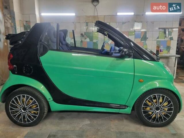 Зелений Смарт Fortwo, об'ємом двигуна 0.6 л та пробігом 250 тис. км за 3800 $, фото 3 на Automoto.ua
