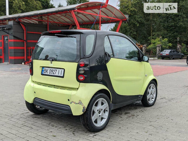 Зелений Смарт Fortwo, об'ємом двигуна 0.6 л та пробігом 143 тис. км за 3100 $, фото 4 на Automoto.ua