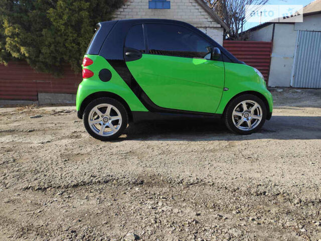 Зелений Смарт Fortwo, об'ємом двигуна 1 л та пробігом 190 тис. км за 6000 $, фото 2 на Automoto.ua