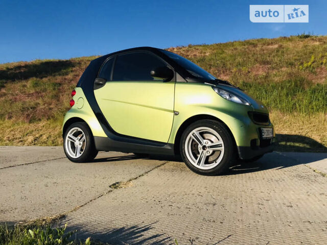 Зелений Смарт Fortwo, об'ємом двигуна 1 л та пробігом 157 тис. км за 5500 $, фото 1 на Automoto.ua