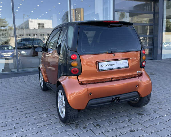 Помаранчевий Смарт Fortwo, об'ємом двигуна 0.6 л та пробігом 202 тис. км за 3200 $, фото 18 на Automoto.ua