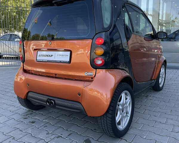 Помаранчевий Смарт Fortwo, об'ємом двигуна 0.6 л та пробігом 202 тис. км за 3200 $, фото 24 на Automoto.ua
