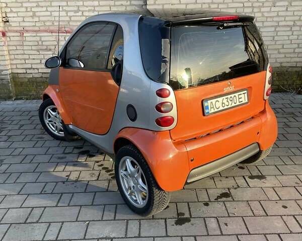Помаранчевий Смарт Fortwo, об'ємом двигуна 0.7 л та пробігом 220 тис. км за 2700 $, фото 2 на Automoto.ua