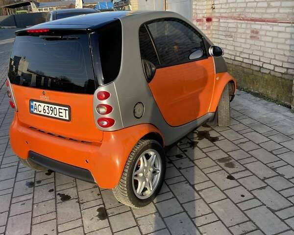Помаранчевий Смарт Fortwo, об'ємом двигуна 0.7 л та пробігом 220 тис. км за 2700 $, фото 11 на Automoto.ua