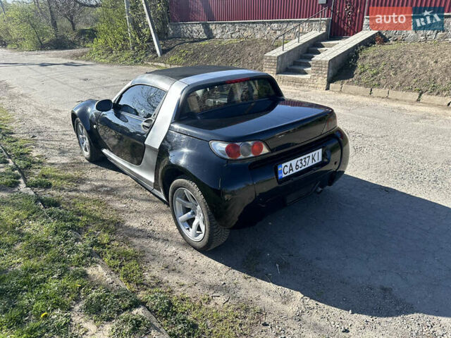 Черный Смарт Родстер, объемом двигателя 0.7 л и пробегом 150 тыс. км за 4600 $, фото 4 на Automoto.ua