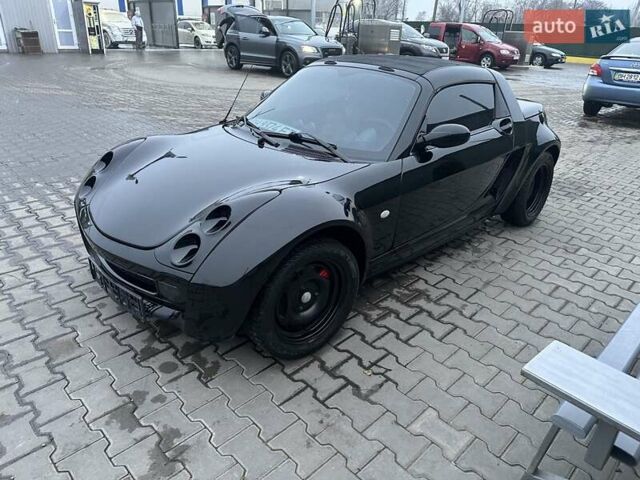 Черный Смарт Родстер, объемом двигателя 0.7 л и пробегом 267 тыс. км за 12200 $, фото 1 на Automoto.ua
