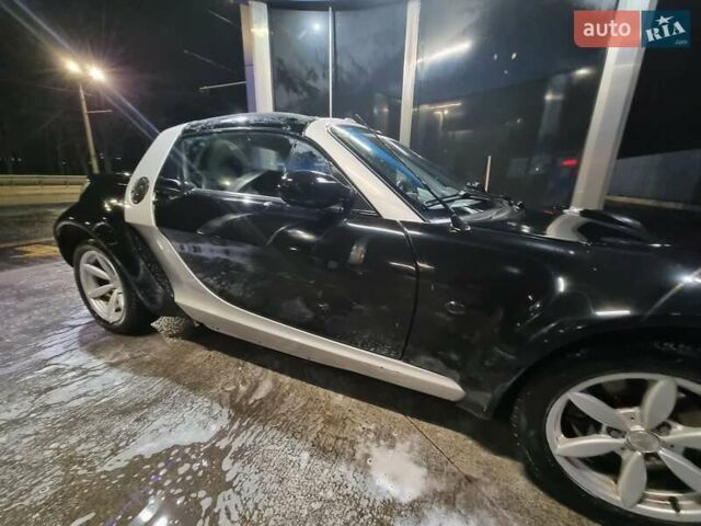 Черный Смарт Родстер, объемом двигателя 0.7 л и пробегом 231 тыс. км за 3500 $, фото 4 на Automoto.ua