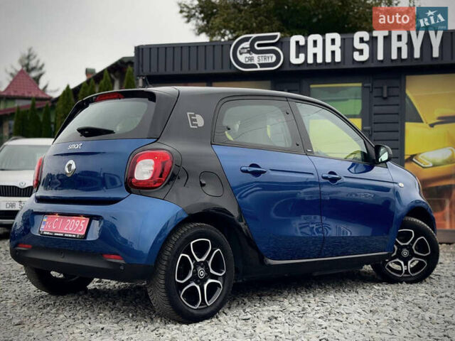 Синий Смарт EQ Forfour, объемом двигателя 0 л и пробегом 55 тыс. км за 7999 $, фото 5 на Automoto.ua
