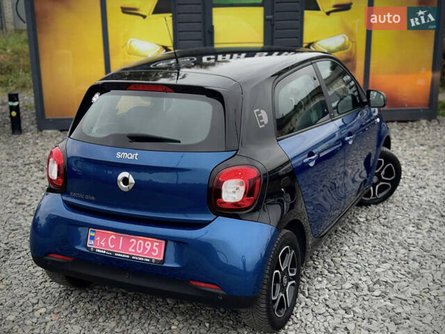 Синий Смарт EQ Forfour, объемом двигателя 0 л и пробегом 55 тыс. км за 7999 $, фото 15 на Automoto.ua