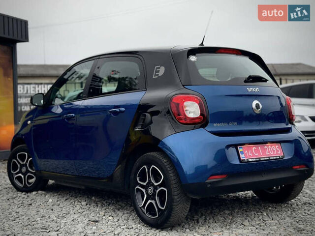 Синий Смарт EQ Forfour, объемом двигателя 0 л и пробегом 55 тыс. км за 7999 $, фото 7 на Automoto.ua