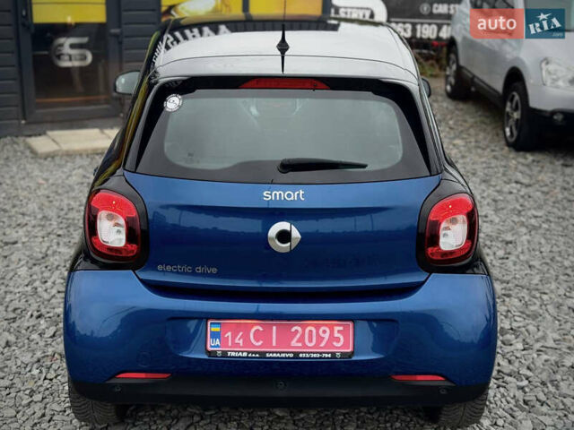 Синий Смарт EQ Forfour, объемом двигателя 0 л и пробегом 55 тыс. км за 7999 $, фото 17 на Automoto.ua