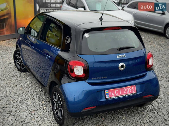 Синий Смарт EQ Forfour, объемом двигателя 0 л и пробегом 55 тыс. км за 7999 $, фото 21 на Automoto.ua