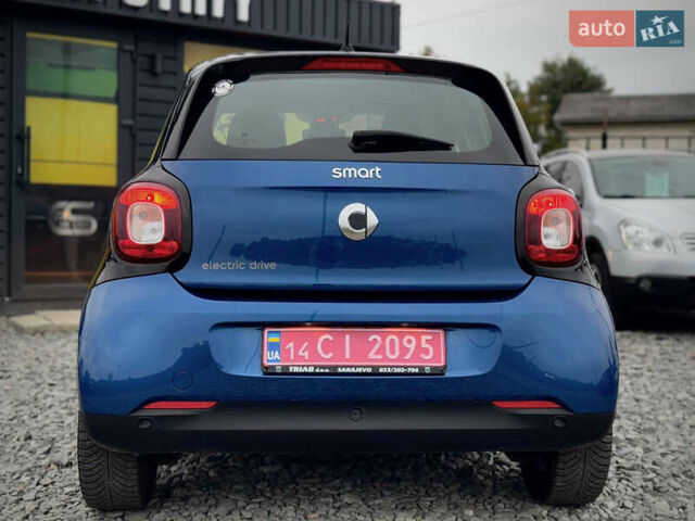 Синий Смарт EQ Forfour, объемом двигателя 0 л и пробегом 55 тыс. км за 7999 $, фото 16 на Automoto.ua