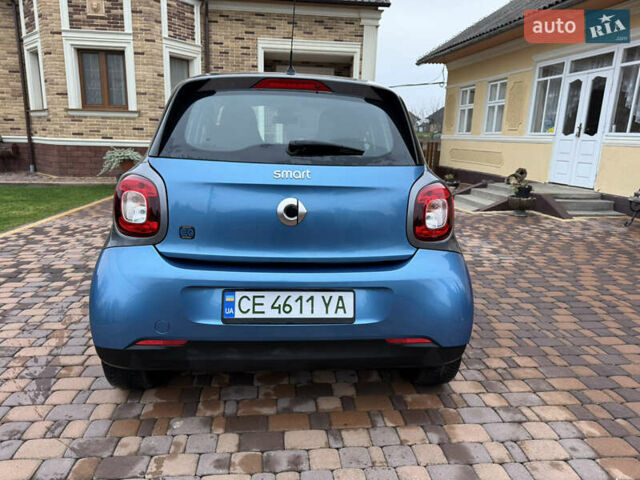 Синий Смарт EQ Forfour, объемом двигателя 0 л и пробегом 33 тыс. км за 9900 $, фото 8 на Automoto.ua
