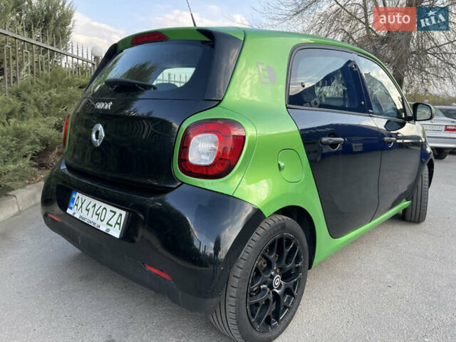 Зеленый Смарт EQ Forfour, объемом двигателя 0 л и пробегом 64 тыс. км за 9500 $, фото 5 на Automoto.ua