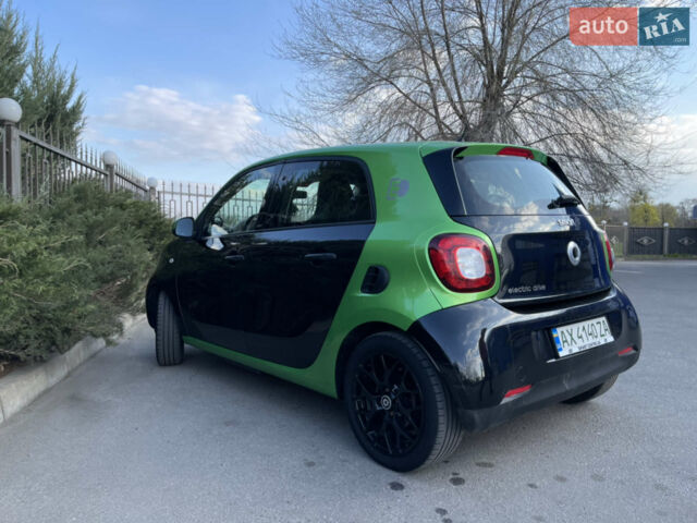 Зеленый Смарт EQ Forfour, объемом двигателя 0 л и пробегом 64 тыс. км за 9200 $, фото 6 на Automoto.ua