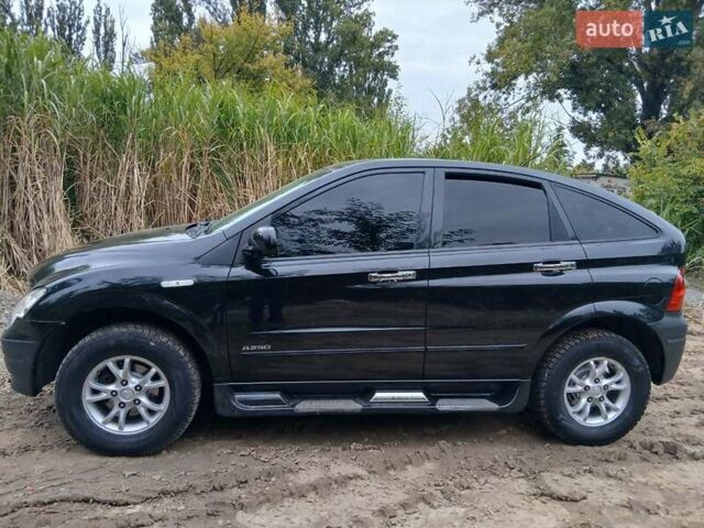 Cанг Йонг Actyon 2007 у Києві на Automoto.ua Чорний Cанг Йонг Actyon, об'ємом двигуна 2 л та пробігом 230 тис. км за 5500 $, фото 1 на Automoto.ua