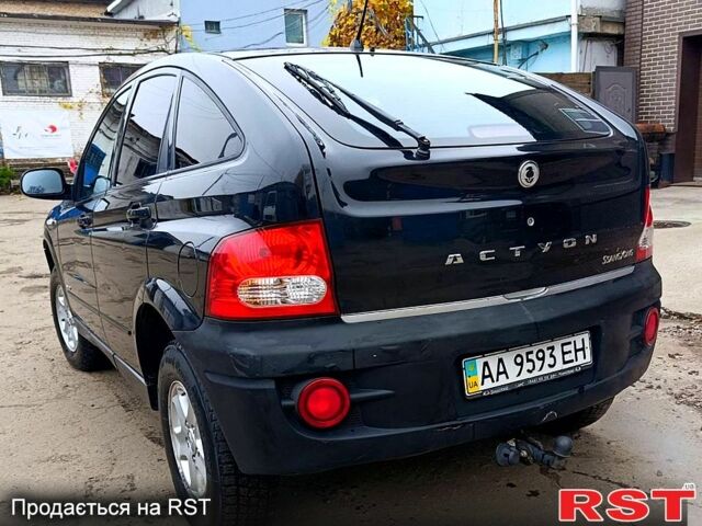 Чорний Cанг Йонг Actyon, об'ємом двигуна 2.3 л та пробігом 394 тис. км за 6200 $, фото 4 на Automoto.ua