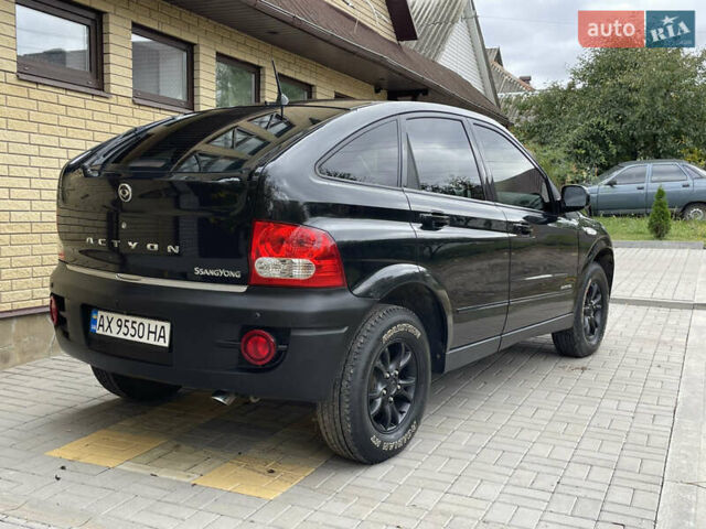Чорний Cанг Йонг Actyon, об'ємом двигуна 2 л та пробігом 167 тис. км за 6500 $, фото 3 на Automoto.ua