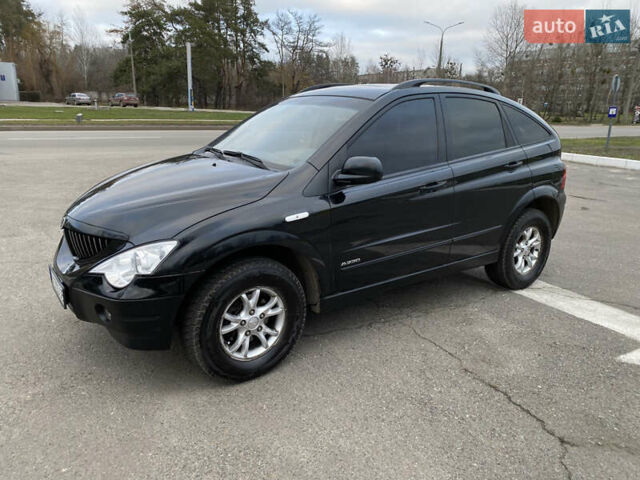 Черный Cанг Йонг Актион, объемом двигателя 2.3 л и пробегом 165 тыс. км за 6650 $, фото 1 на Automoto.ua