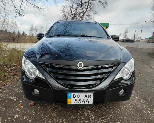 Чорний Cанг Йонг Actyon, об'ємом двигуна 2 л та пробігом 221 тис. км за 5800 $, фото 2 на Automoto.ua