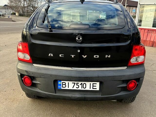Чорний Cанг Йонг Actyon, об'ємом двигуна 2 л та пробігом 169 тис. км за 6000 $, фото 3 на Automoto.ua
