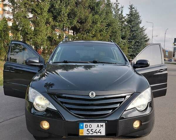 Чорний Cанг Йонг Actyon, об'ємом двигуна 2 л та пробігом 221 тис. км за 5800 $, фото 3 на Automoto.ua