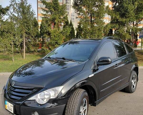 Чорний Cанг Йонг Actyon, об'ємом двигуна 2 л та пробігом 221 тис. км за 5800 $, фото 1 на Automoto.ua