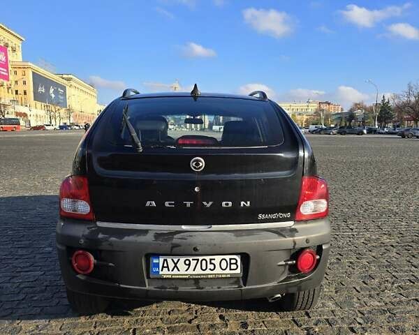 Черный Cанг Йонг Актион, объемом двигателя 2.3 л и пробегом 163 тыс. км за 6990 $, фото 5 на Automoto.ua