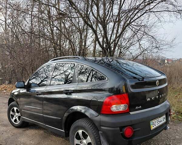 Чорний Cанг Йонг Actyon, об'ємом двигуна 2 л та пробігом 221 тис. км за 5800 $, фото 6 на Automoto.ua