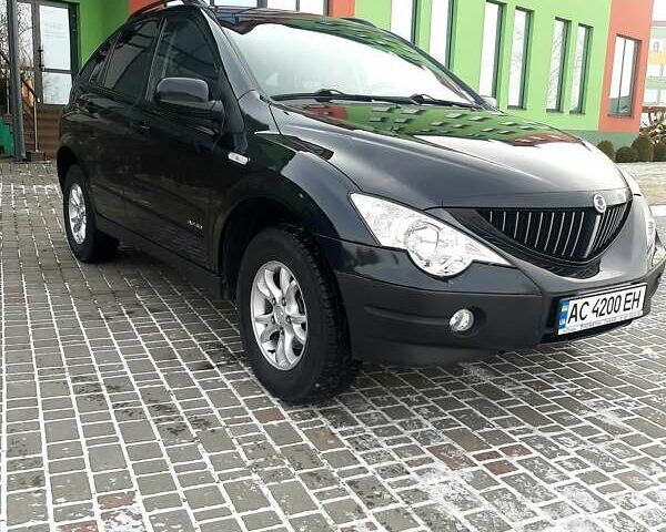 Чорний Cанг Йонг Actyon, об'ємом двигуна 2.3 л та пробігом 88 тис. км за 10500 $, фото 1 на Automoto.ua