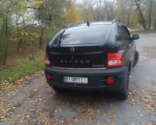 Cанг Йонг Actyon 2008 у Горішні Плавні (Комсомольськ) на Automoto.ua Чорний Cанг Йонг Actyon, об'ємом двигуна 2 л та пробігом 218 тис. км за 7500 $, фото 19 на Automoto.ua