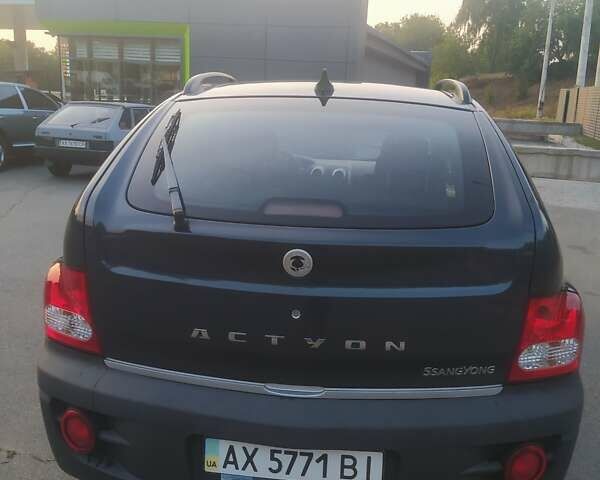 Чорний Cанг Йонг Actyon, об'ємом двигуна 2 л та пробігом 77 тис. км за 7999 $, фото 4 на Automoto.ua