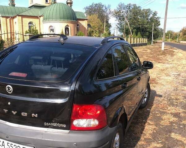 Чорний Cанг Йонг Actyon, об'ємом двигуна 2.3 л та пробігом 233 тис. км за 5700 $, фото 18 на Automoto.ua